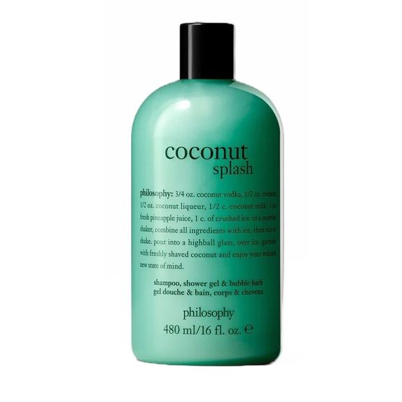 Philosophy Coconut Splash Shower Gel 16oz Body Care Self Care SPA Aromatherapy - Picture 4 of 4